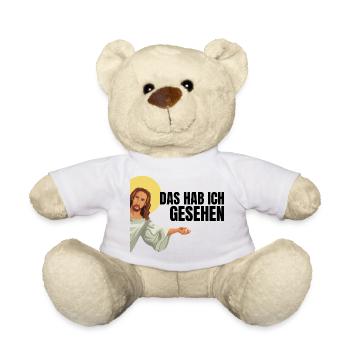 Jesus Hats Gesehen Lustiger Jesus Spruch Geschenk - Teddy - Weiß - Vorne