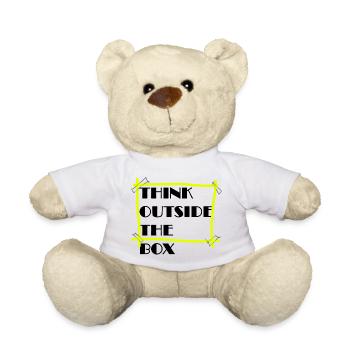 Be different - Teddy Bear - white - Front