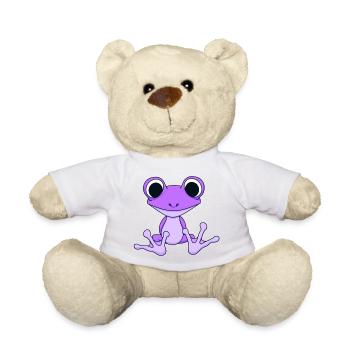 frosch mit riesigen augen,frosch,auge - Teddy - Weiß - Vorne