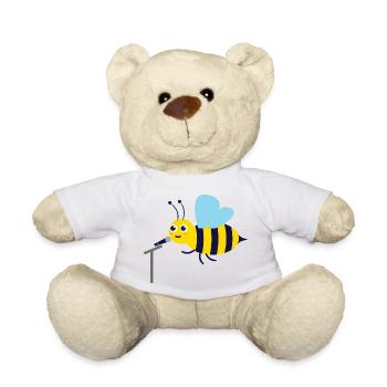 Bee sings - Teddy Bear - white - Front