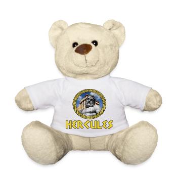 Mighty Hercules!!! - Teddy Bear - white - Front