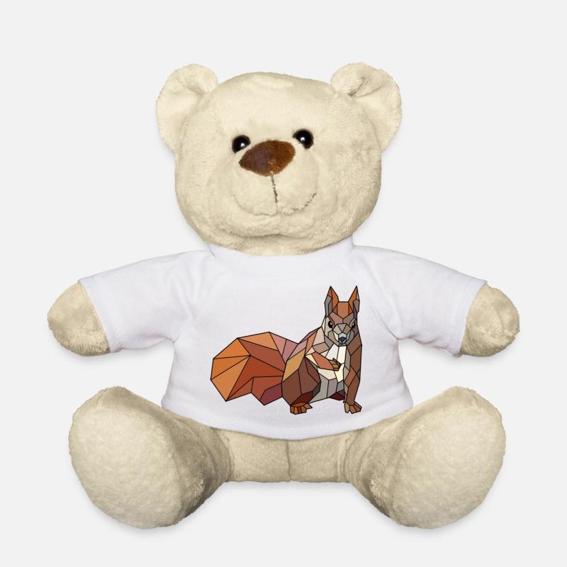 Squirrel blank - Teddy Bear - white