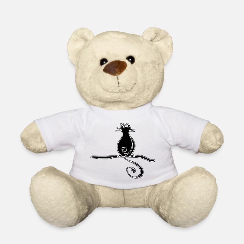 Katze - Teddy - Weiß