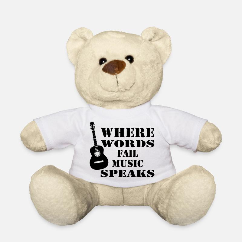 Rock and Roll Rock Music - Teddy - Weiß