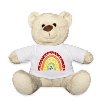 Arc-en-ciel - Nounours - blanc - Devant