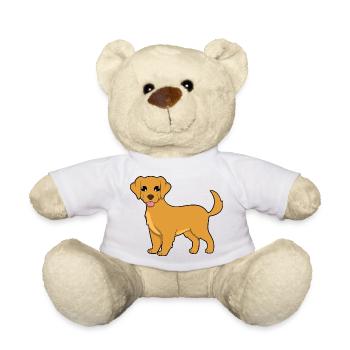 Golden Retriever - Nounours - blanc - Devant