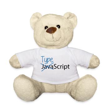 Typescript over Javascript - Teddy - Weiß - Vorne