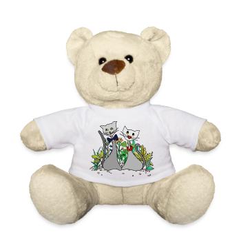 Cats - Teddy Bear - white - Front