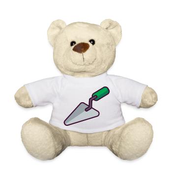 Louche en briques - Nounours - blanc - Devant