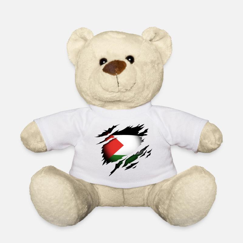 Palestine at heart - Teddy Bear - white