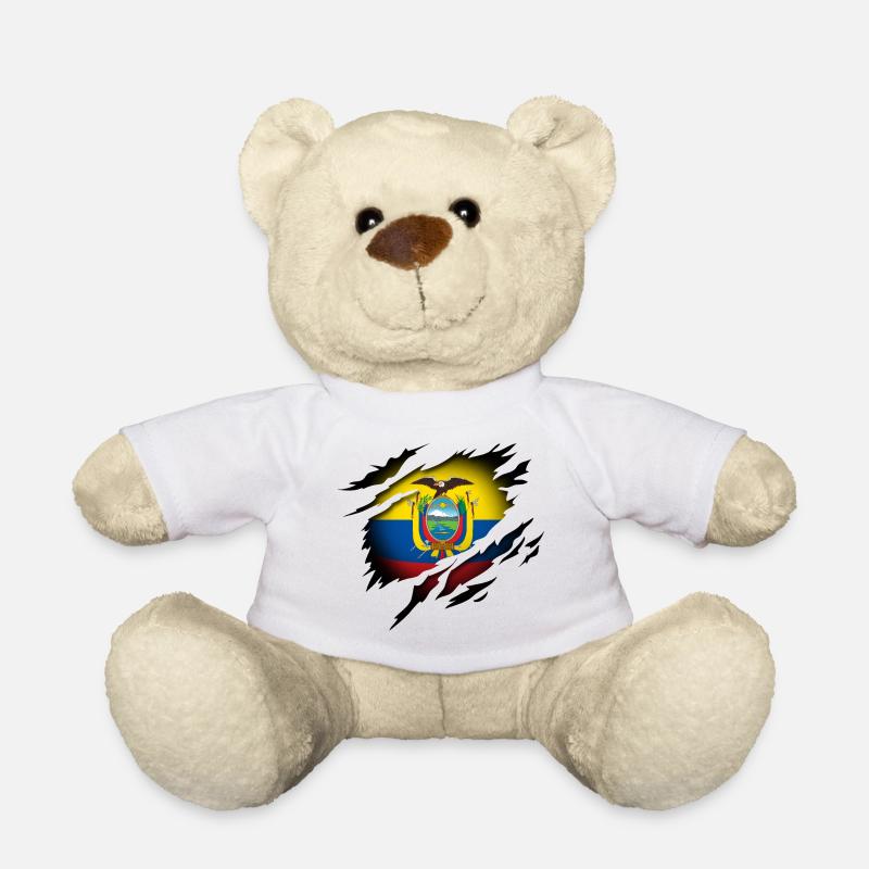 Ecuador at heart - Teddy Bear - white