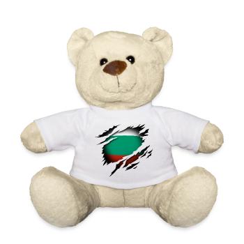 La Bulgarie dans l’âme - Nounours - blanc - Devant