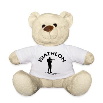 Biathlon Ski - Teddy - Weiß - Vorne
