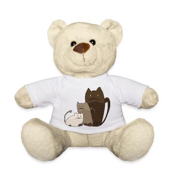 Katzen - Teddy - Weiß - Vorne