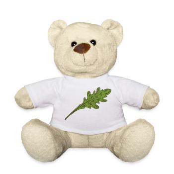 Salade de roquette Feuille de salade - Nounours - blanc - Devant