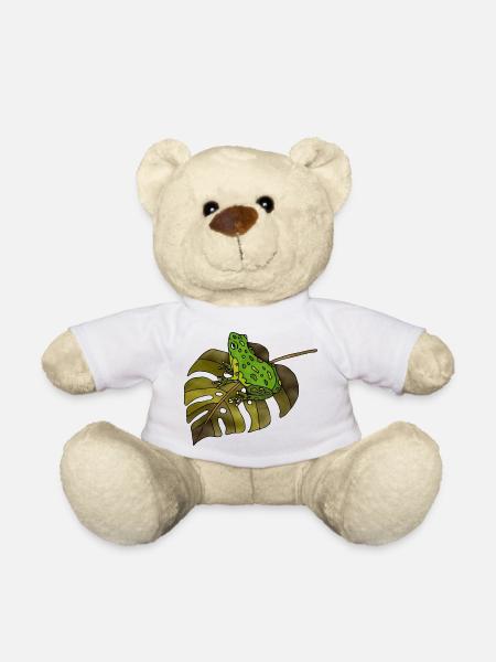 Frosch - Teddy - Weiß