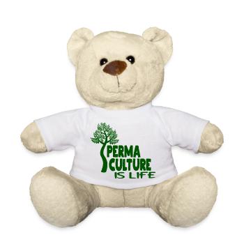La permaculture, c’est la vie - Nounours - blanc - Devant