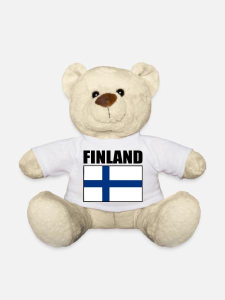 Finnland - Teddy - Weiß