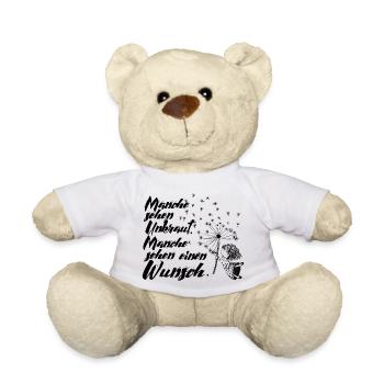 Manche sehen Unkraut - Teddy - Weiß - Vorne