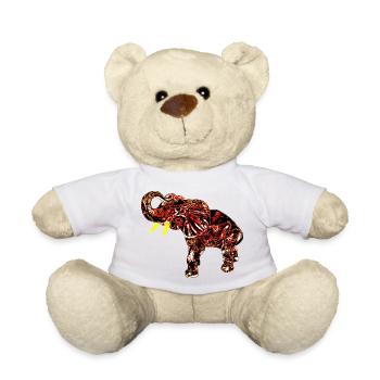 Edelfant Elefant - Teddy - Weiß - Vorne