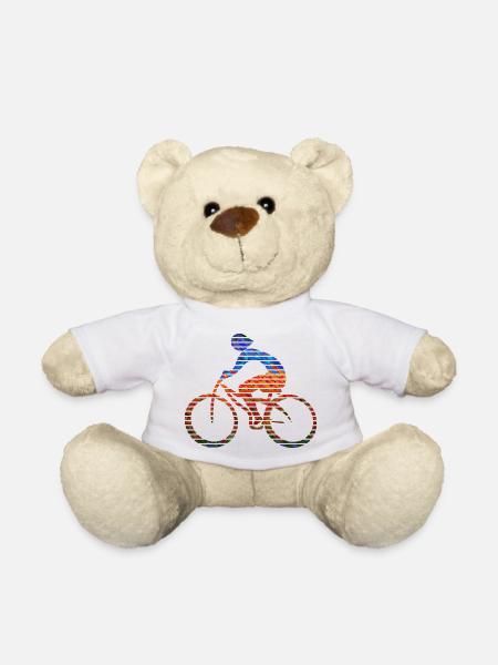 Radfahrer - Teddy - Weiß