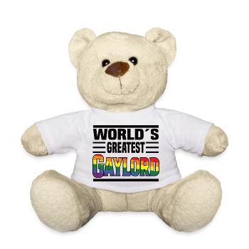 World's Greatest Gaylord - Teddy - Weiß - Vorne