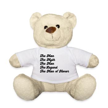 The Man The Myth The Legend The Man of Honor - Teddy Bear - white - Front