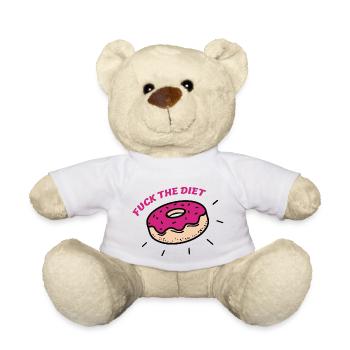 Scheiß auf die Diät - Teddy - Weiß - Vorne