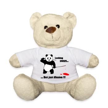 Ninja Panda - Teddy - Weiß - Vorne