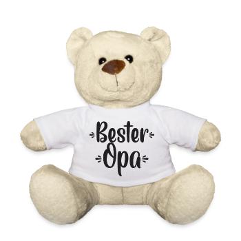 Bester Opa - Teddy - Weiß - Vorne