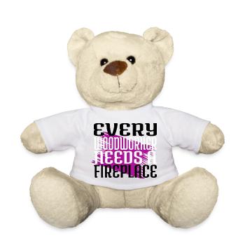ébéniste menuisier arboriculteur cutter - Nounours - blanc - Devant