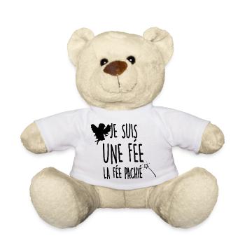 je suis une fée la fée pachié - Nounours - blanc - Devant