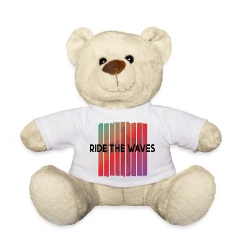Surf Surfboard Surfer Idée Cadeau - Nounours - blanc - Devant