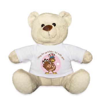 May the Gobbler be with you - Teddy Bear - white - Front