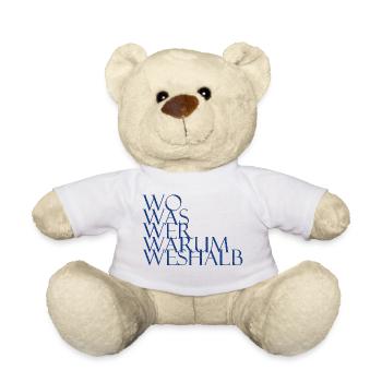 Fragen über Fragen - Teddy - Weiß - Vorne