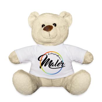 Peintre passionné - Nounours - blanc - Devant