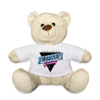 Hildesheim Deutschland Stadt Skyline Vintage Retro - Teddy - Weiß - Vorne
