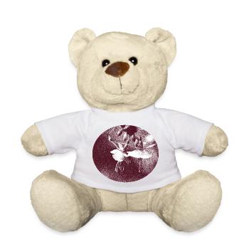 blume retro - Teddy - Weiß - Vorne
