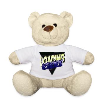 present idea birthday present awesome pension geek - Teddy Bear - white - Front