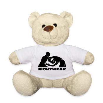 Wing Chun | Fightwear | black - Teddy Bear - white - Front