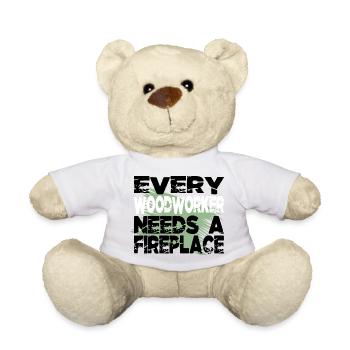 funny carpenter quotes - Teddy - Weiß - Vorne