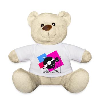 Platines colorées2 - Nounours - blanc - Devant