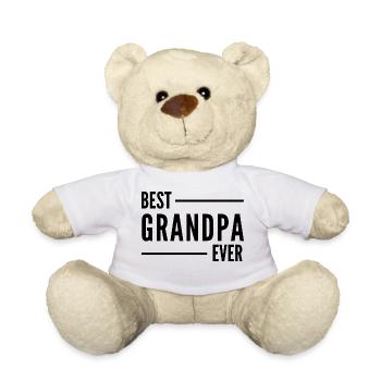 MEILLEUR GRAND-PÈRE DE TOUS LES TEMPS. CADEAU DE GRAND-PÈRE - Nounours - blanc - Devant