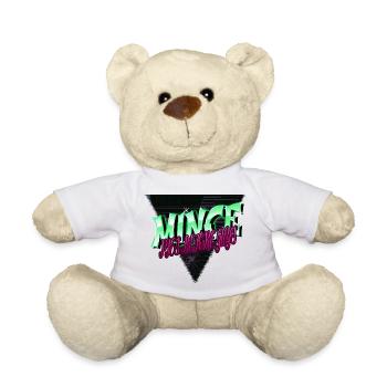 Geek Dinosaur Tshirt Bodybuilding Christmas Tree - Teddy Bear - white - Front