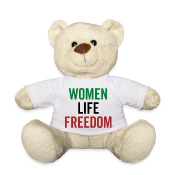 femmes vie liberté - Nounours - blanc - Devant
