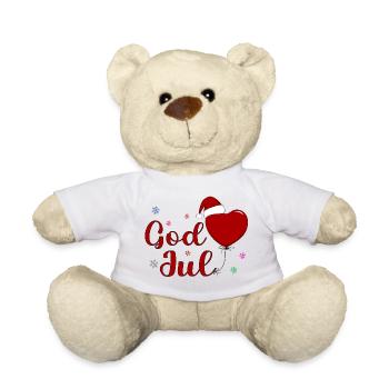 God Joul Christmas Party - Teddy Bear - white - Front