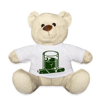Cigar - Teddy Bear - white - Front