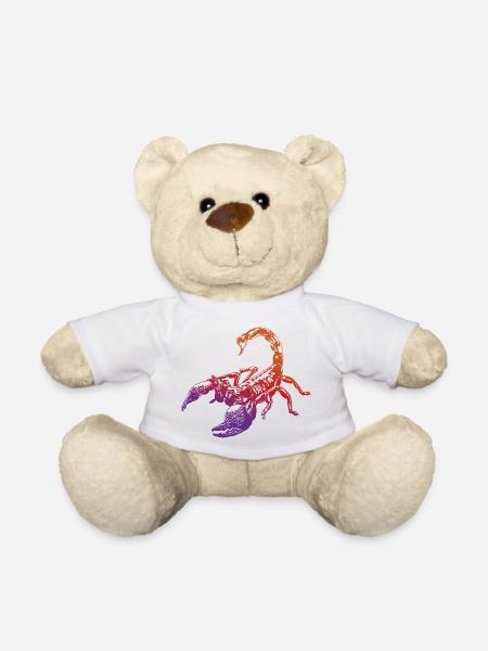 Coole Skorpion-Insektenskizze Grafik Skorpion-Liebhaber - Teddy - Weiß
