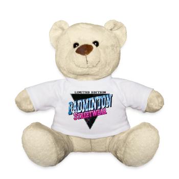 Badminton Badminton Sport Player Vintage Rétro - Nounours - blanc - Devant