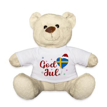 God Jul Sverige - Teddy - Weiß - Vorne